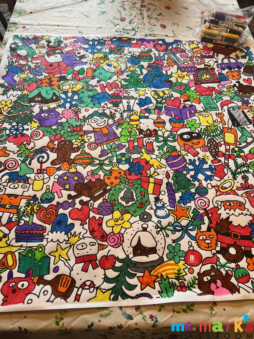 Christmas Doodle Art Bundle 2 (Includes Nativity Doodle) image 6