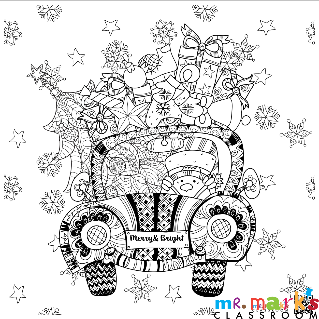 Christmas Doodle Art Posters (Individuals) image 6