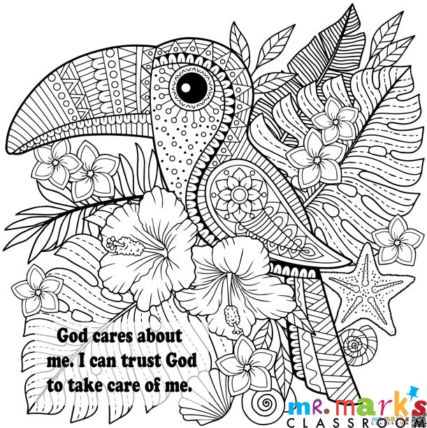 VBS Nature Doodle Art- Individuals - Children's Bird with the Day 1 Truth image