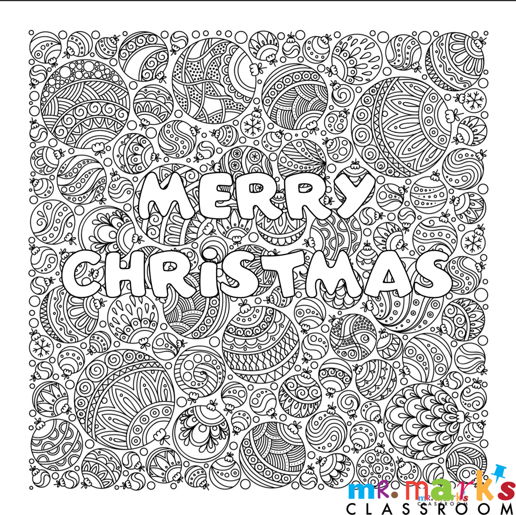 Christmas Doodle Art Posters (Individuals) - Merry Christmas image