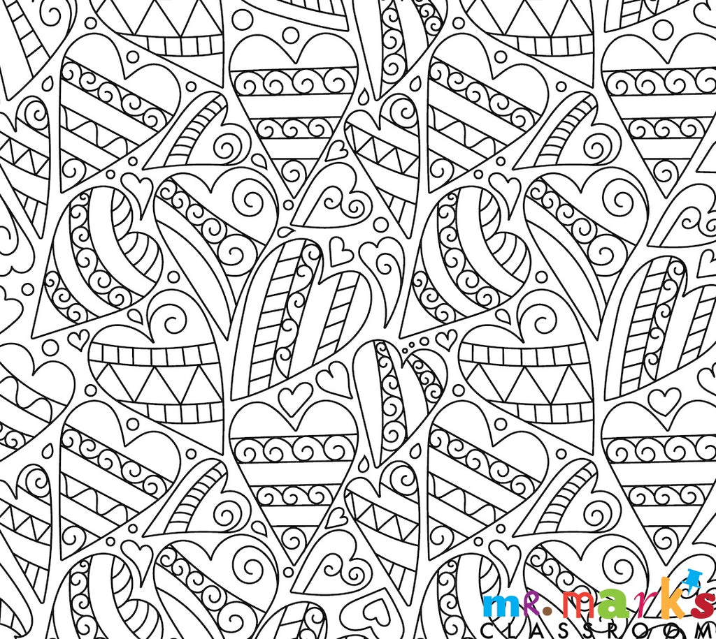 Grand Camp Doodle Art- Individuals - Hearts Collage image