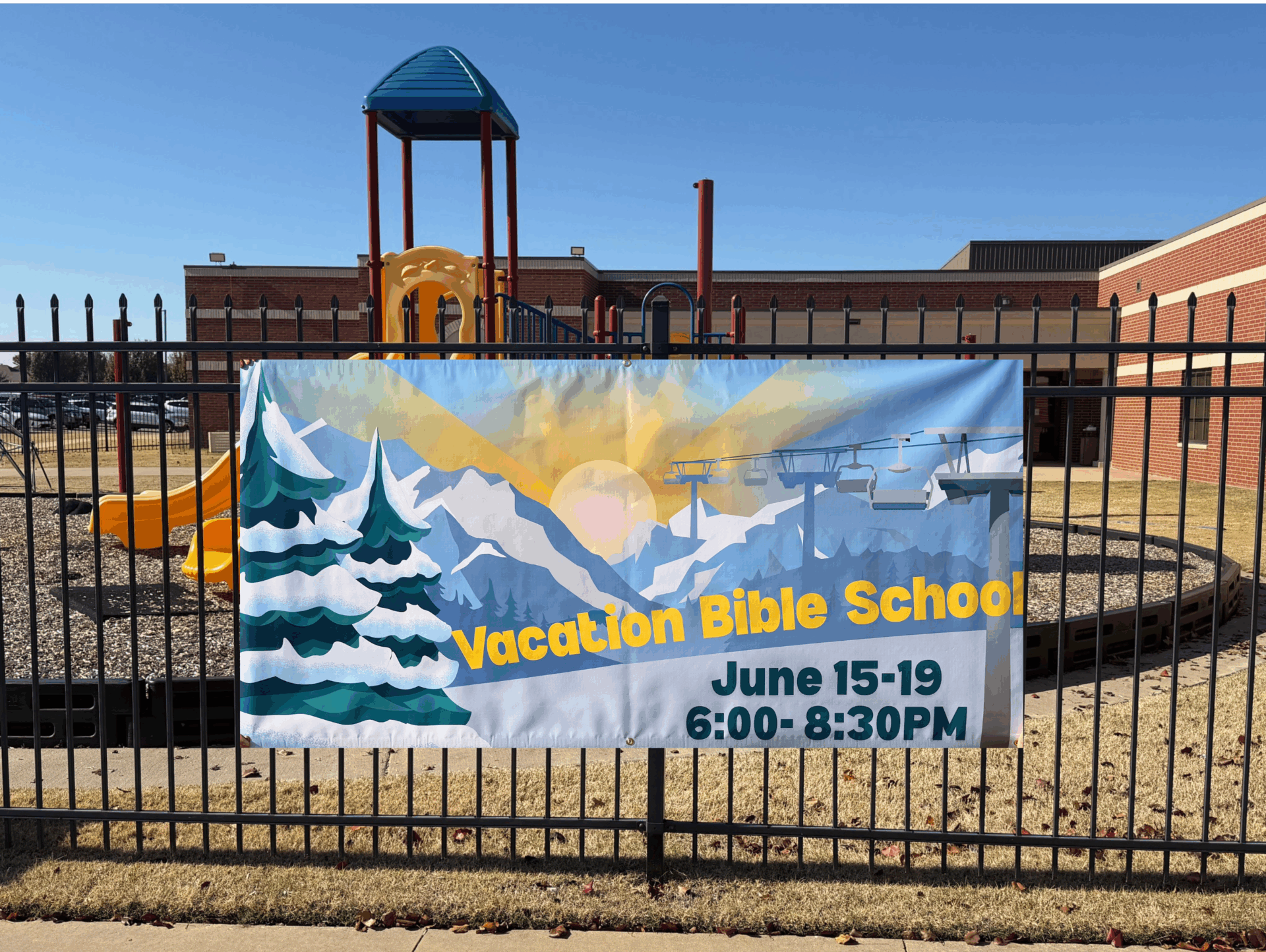 Outdoor Banner: Snow Slopes image 0