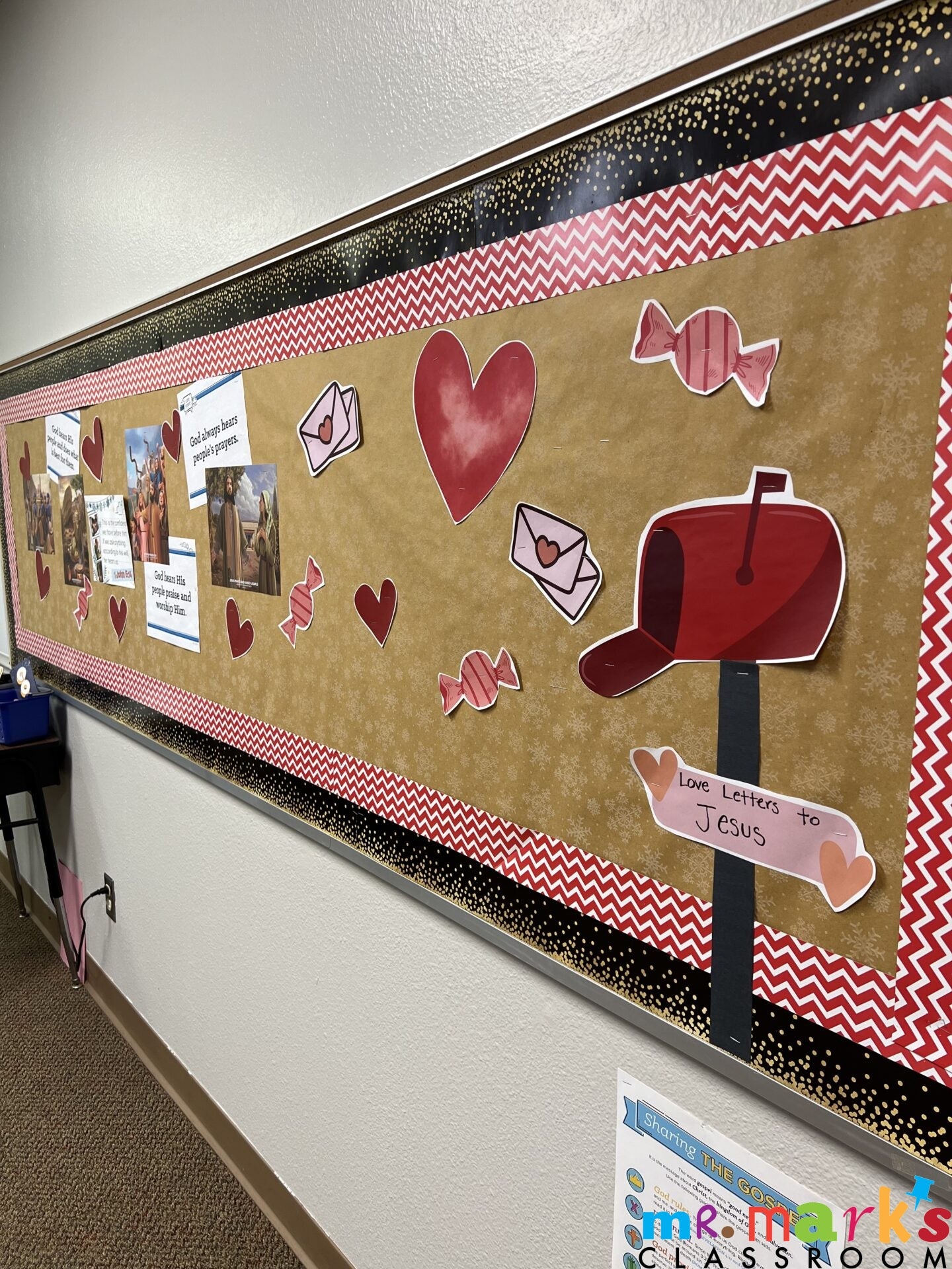 FREE Valentines Bulletin Decor Downloadable image 5