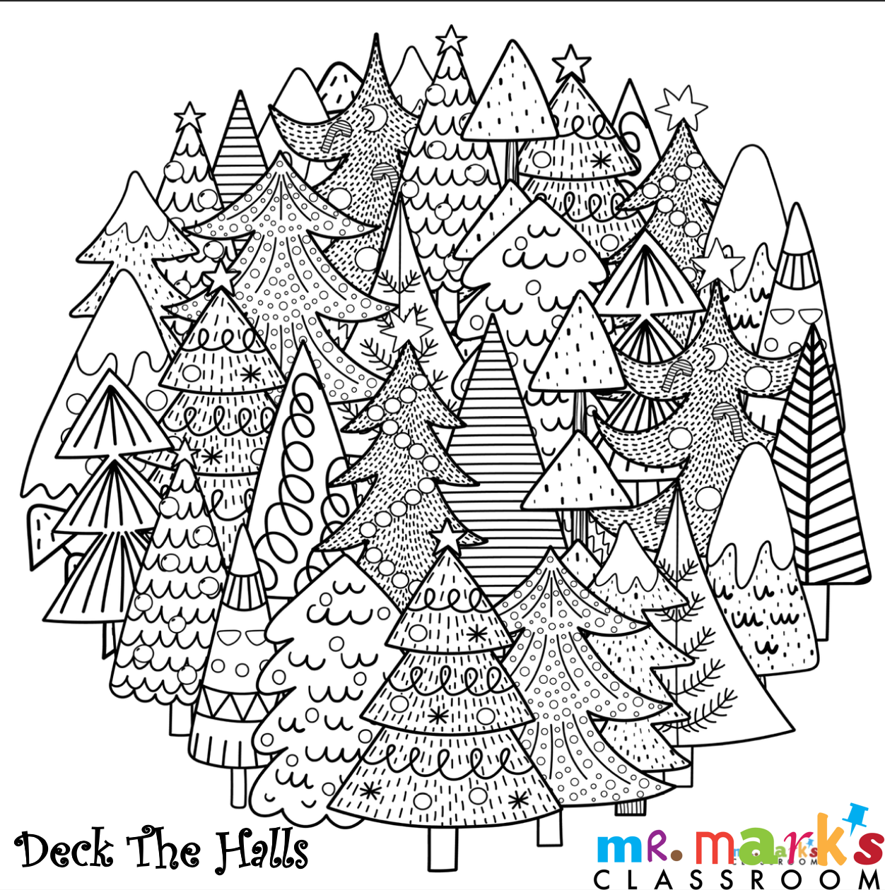 Christmas Doodle Art Posters (Individuals) image 5