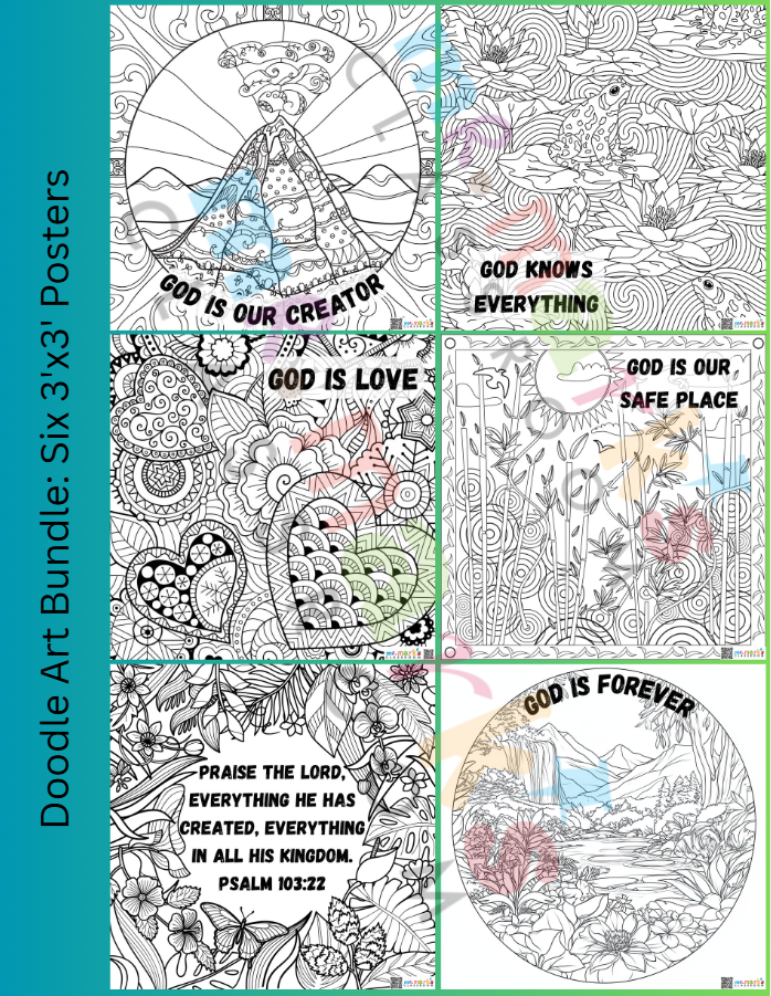 Doodle Art Bundle: Rainforest image 2