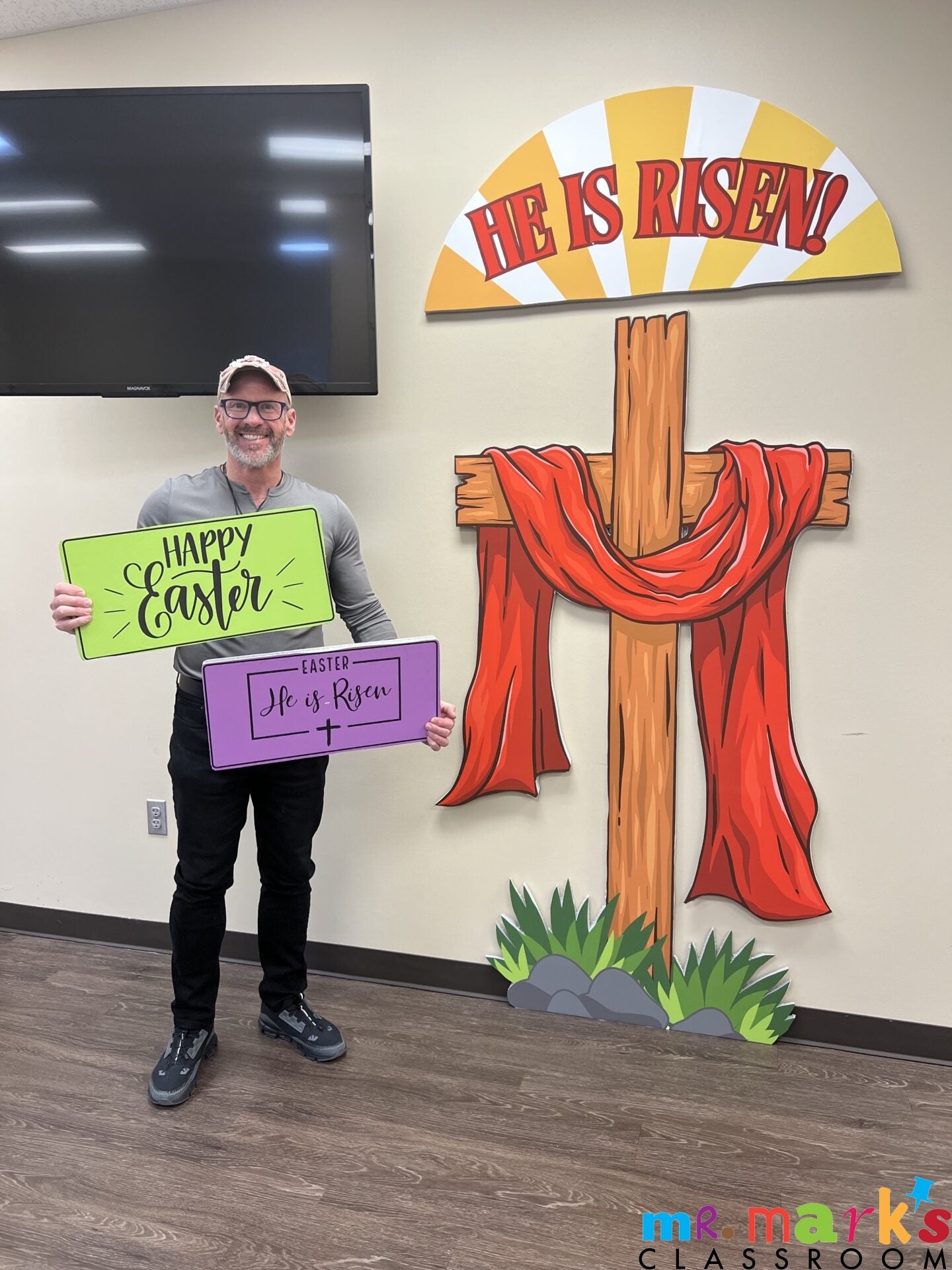 Easter Cross with Props image 0