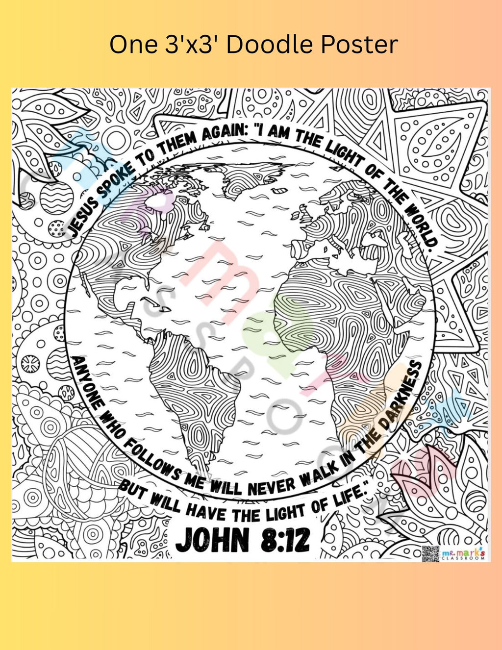 Doodle Art Individuals: Light of the World image