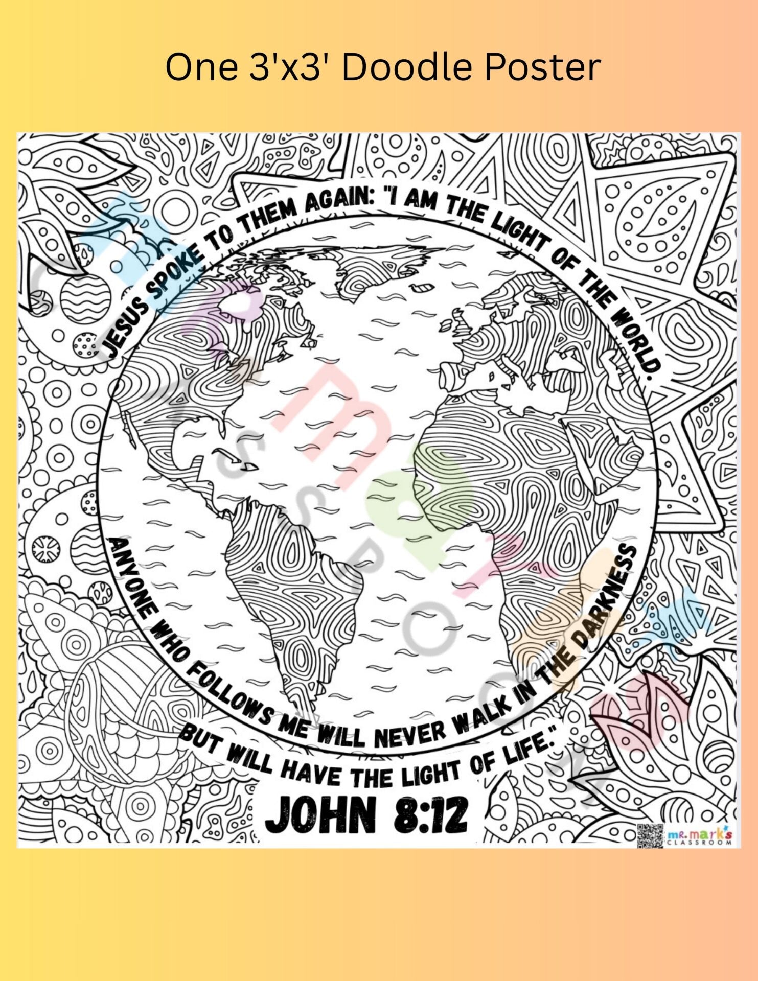 Doodle Art Individuals: Light of the World image
