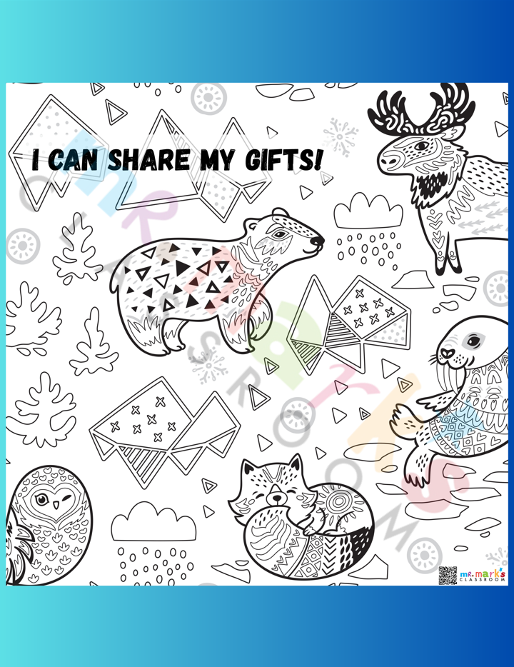 Doodle Art Individuals: Snow Slopes image 3