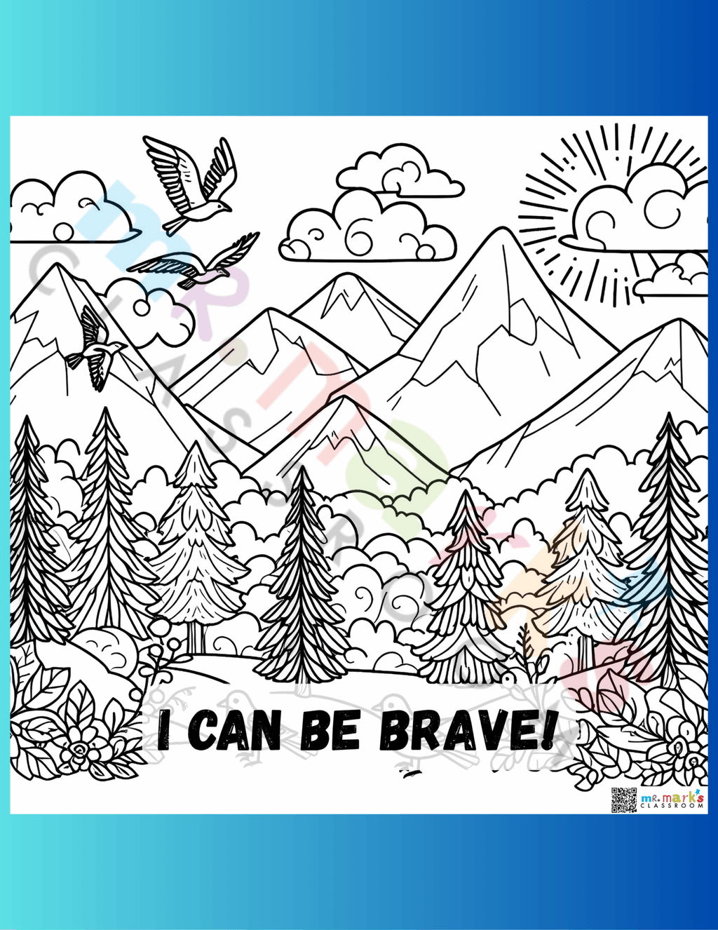 Doodle Art Individuals: Snow Slopes image 2