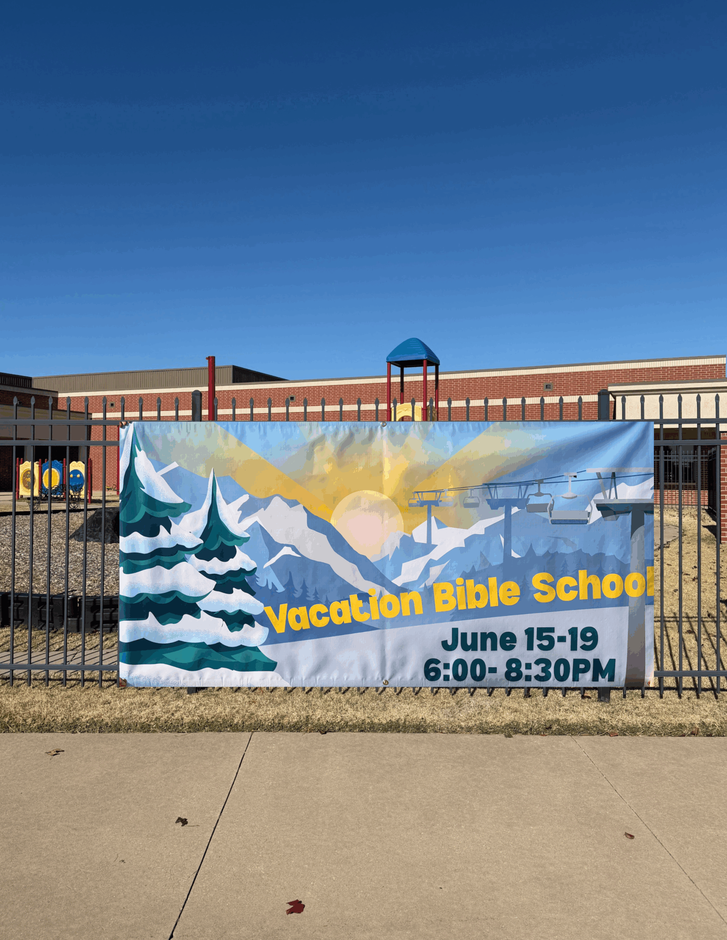 Outdoor Banner: Snow Slopes image 1