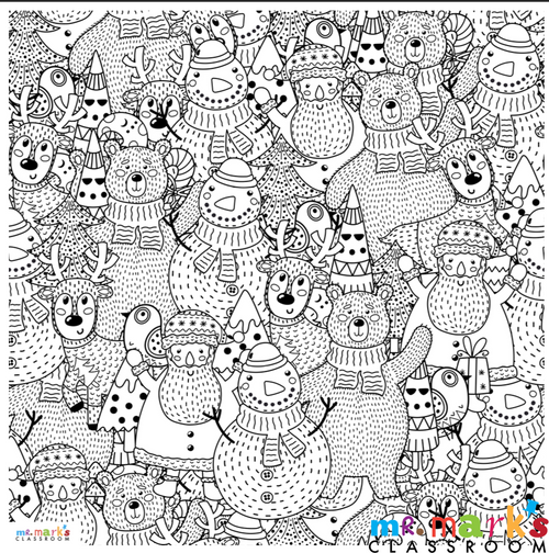 Christmas Doodle Art Bundle 2 (Includes Nativity Doodle) image 1