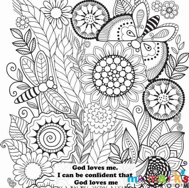 VBS Nature Doodle Art- Individuals - Children's Flowers with the Day 3 Truth image