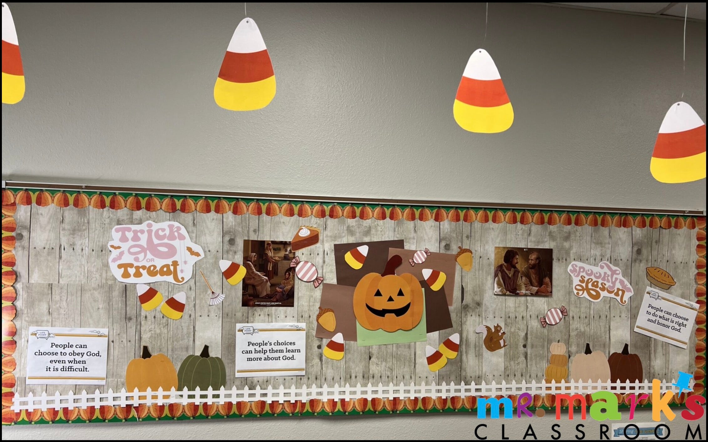 Thanksgiving and Halloween Bulletin Downloadable