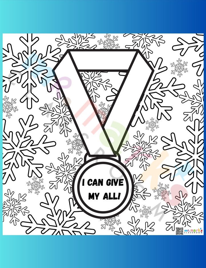 Doodle Art Individuals: Snow Slopes - Medal Day 3 image