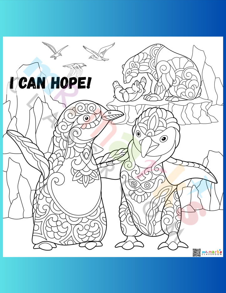 Doodle Art Individuals: Snow Slopes image 5