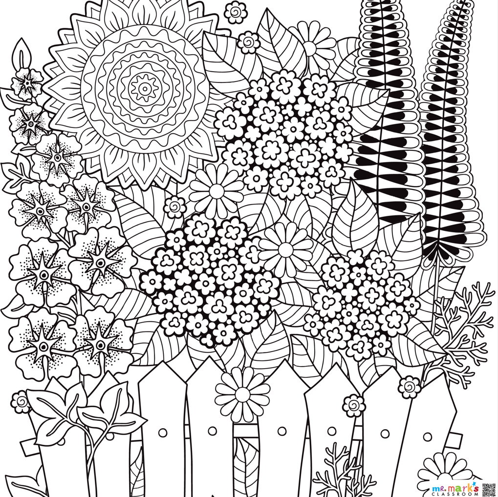 Doodle Art Individuals: Spring Designs - Sunflower image