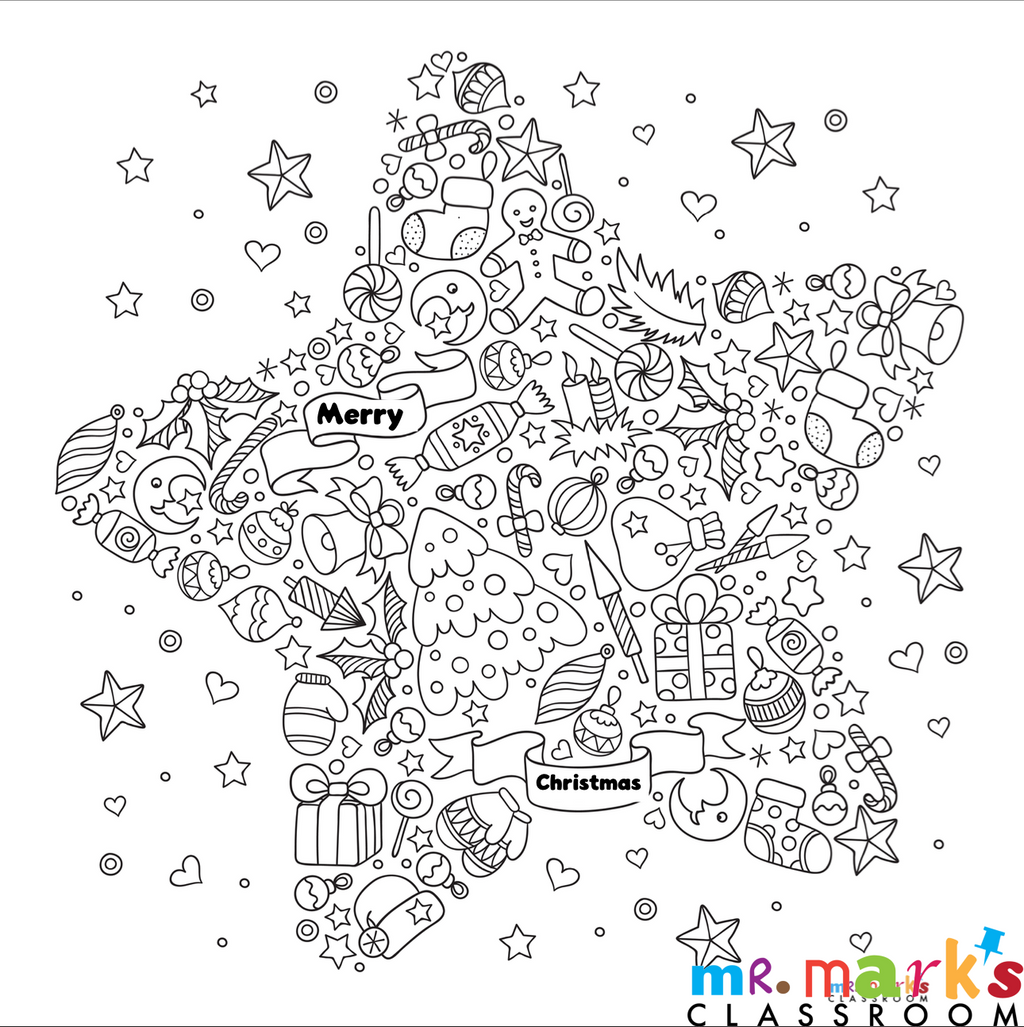 Christmas Doodle Art Posters (Individuals) image 3